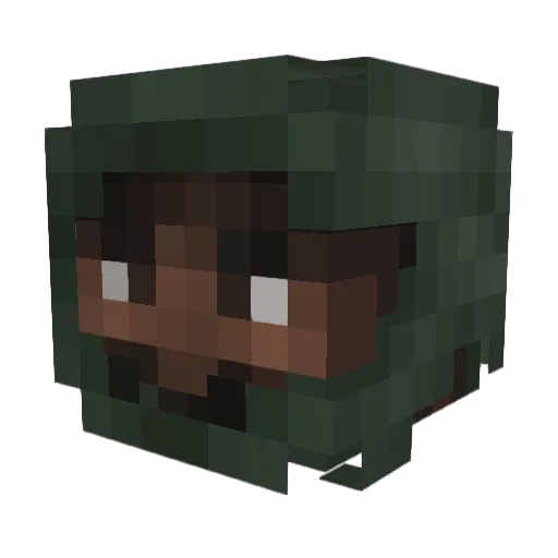 AtahanSezgin Minecraft avatar head, 3D render