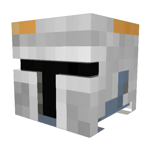 AtajoBill Minecraft avatar head, 3D render