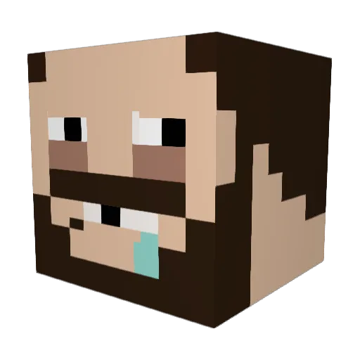 Atakan66066 Minecraft avatar head, 3D render