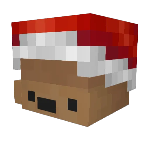 Atalkan Minecraft avatar head, 3D render