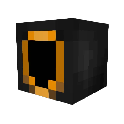 Atamv Minecraft avatar head, 3D render