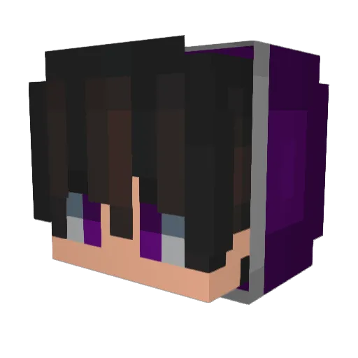 Ataner13 Minecraft avatar head, 3D render