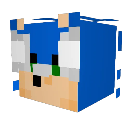 Atarah00 Minecraft avatar head, 3D render