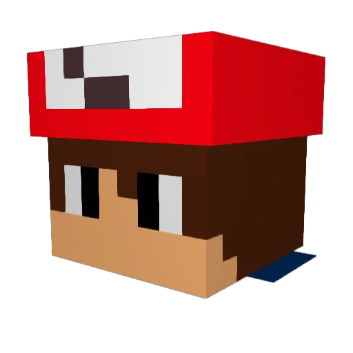 AtaruHanzo Minecraft avatar head, 3D render