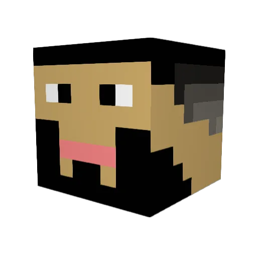 AtatuerkTR Minecraft avatar head, 3D render