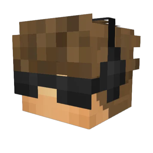 AtaydGamer Minecraft avatar head, 3D render