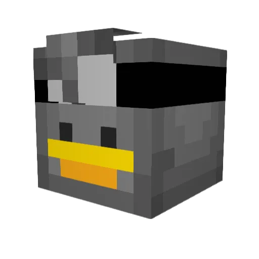Atb34 Minecraft avatar head, 3D render