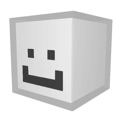 AteTooFor Minecraft avatar head, 3D render