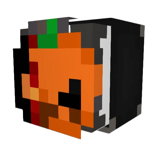AtelierOnTheBeat Minecraft avatar head, 3D render