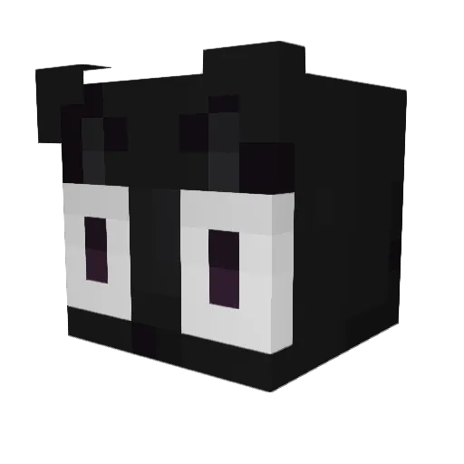 AtfShotMyCat Minecraft avatar head, 3D render