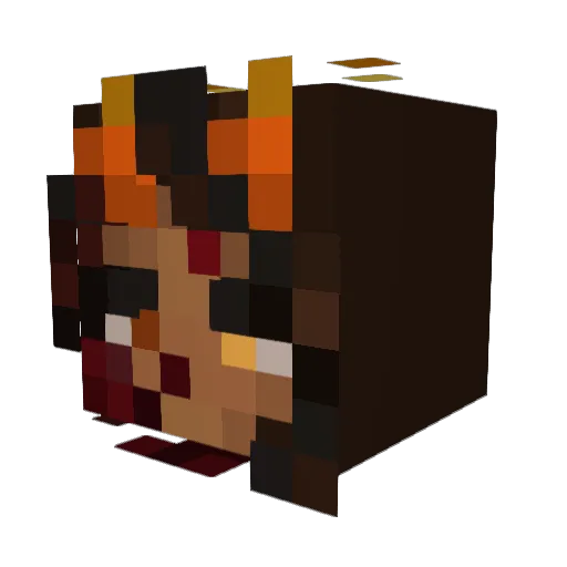 Athanas_ Minecraft avatar head, 3D render