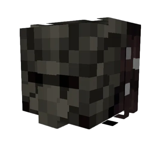 Athazagora Minecraft avatar head, 3D render