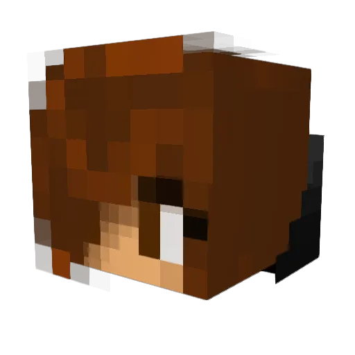 AthenaRocks666 Minecraft avatar head, 3D render