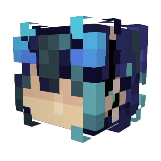 AthenaWisdom614 Minecraft avatar head, 3D render