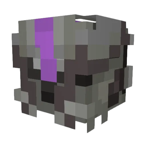 Atheon__ Minecraft avatar head, 3D render