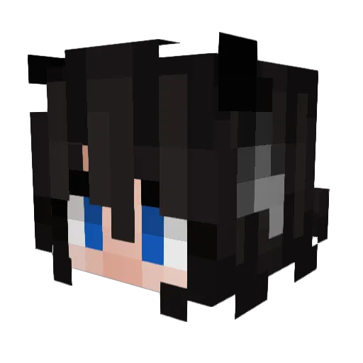 Atheya_Sweets Minecraft avatar head, 3D render
