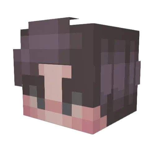 AthietyART Minecraft avatar head, 3D render