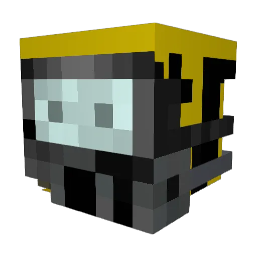 Athinaiooos Minecraft avatar head, 3D render