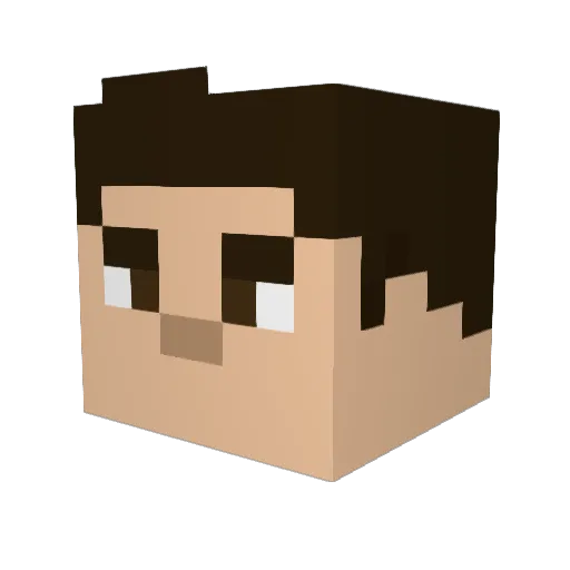 AthionsAssassin Minecraft avatar head, 3D render