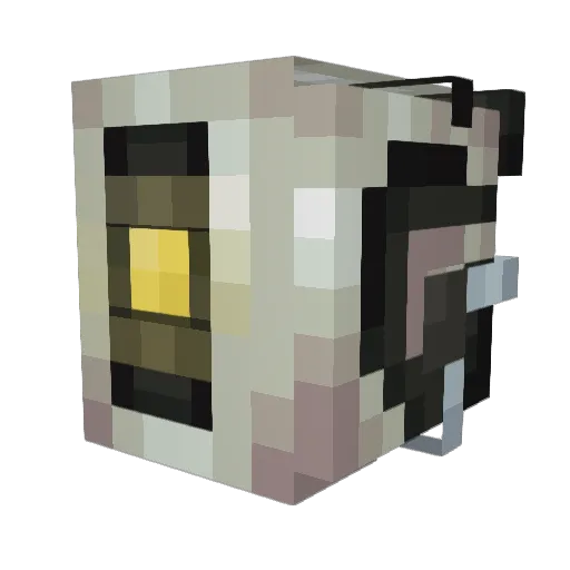 Athleitch Minecraft avatar head, 3D render