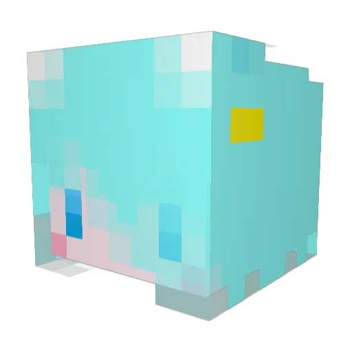 Athlona_64 Minecraft avatar head, 3D render