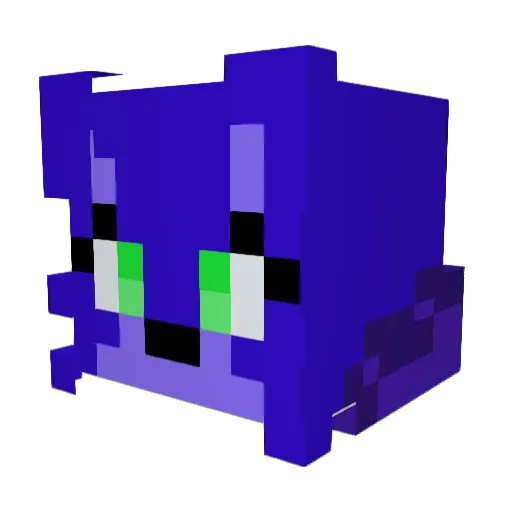 Athlov1 Minecraft avatar head, 3D render