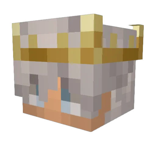 Athomasson Minecraft avatar head, 3D render