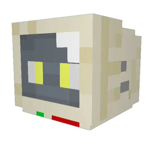 Athorn3d Minecraft avatar head, 3D render