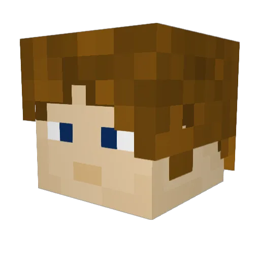 Athren0720 Minecraft avatar head, 3D render