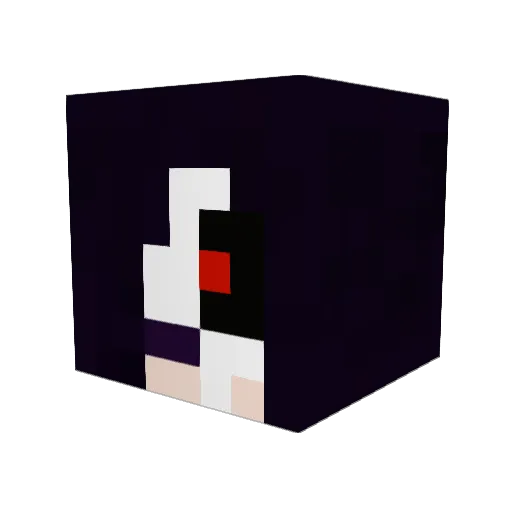 Athyna13 Minecraft avatar head, 3D render