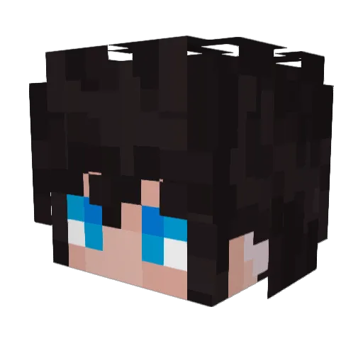 AtiLvL Minecraft avatar head, 3D render