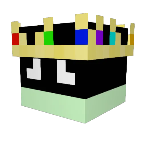 AtiTra Minecraft avatar head, 3D render