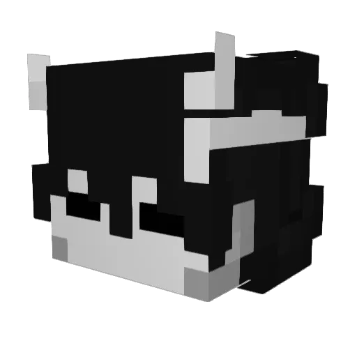 AtilaKotaku_ Minecraft avatar head, 3D render