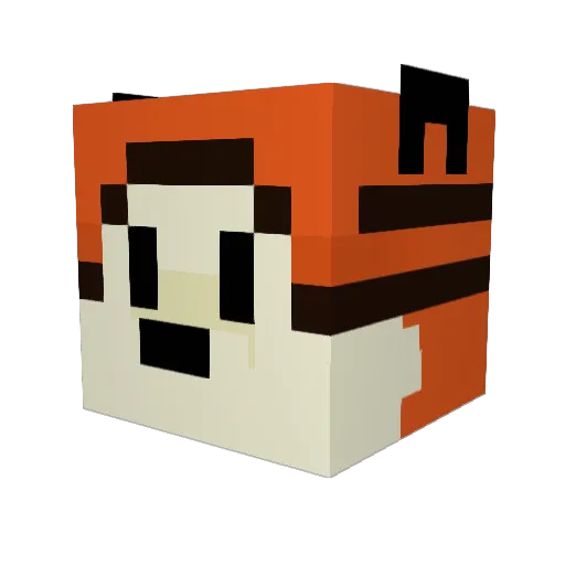 Atilles Minecraft avatar head, 3D render