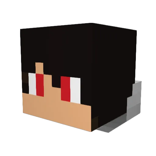 AtlanticOceans Minecraft avatar head, 3D render