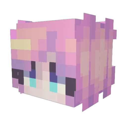 AtlanticWarlock Minecraft avatar head, 3D render