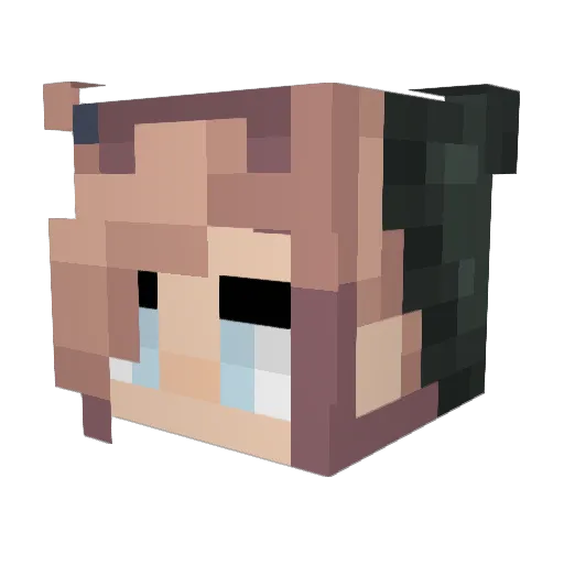 Atlantis_Eclipse Minecraft avatar head, 3D render
