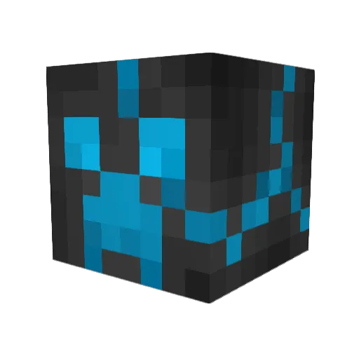 Atlantisswim Minecraft avatar head, 3D render