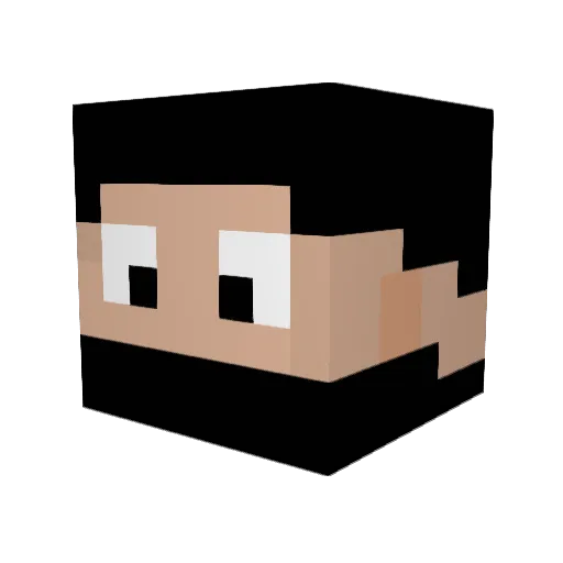 Atlas123 Minecraft avatar head, 3D render