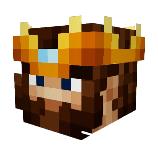 Atlas1988 Minecraft avatar head, 3D render