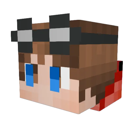 Atlas22 Minecraft avatar head, 3D render