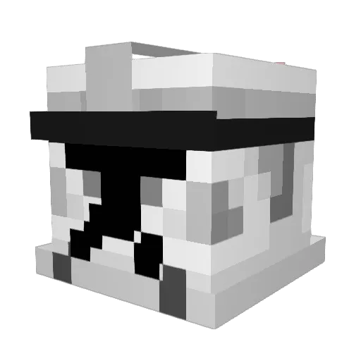 Atlas5618 Minecraft avatar head, 3D render