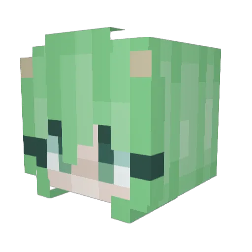Atlas992 Minecraft avatar head, 3D render
