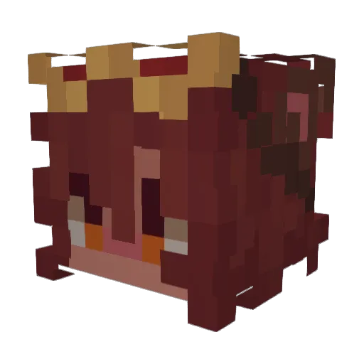 AtlasArtz Minecraft avatar head, 3D render