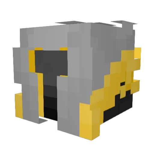 AtlasCatlas Minecraft avatar head, 3D render