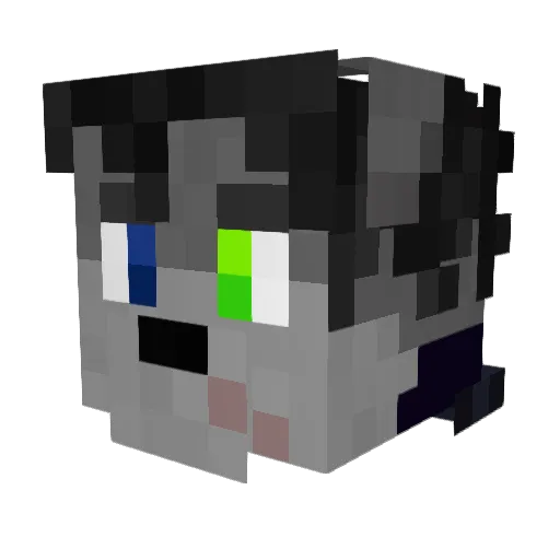 AtlasGramr Minecraft avatar head, 3D render