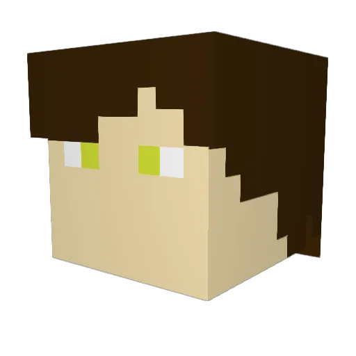 AtlasPrimaris Minecraft avatar head, 3D render