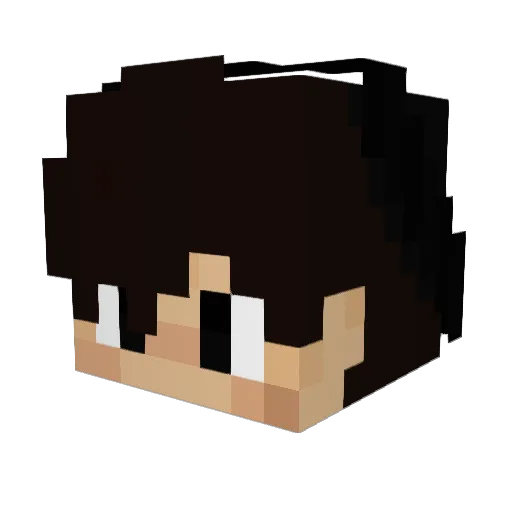AtlasTheAttacus Minecraft avatar head, 3D render