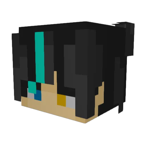 AtlasVen Minecraft avatar head, 3D render