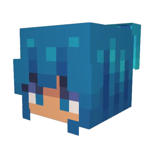 Atlas_Starsailor Minecraft avatar head, 3D render